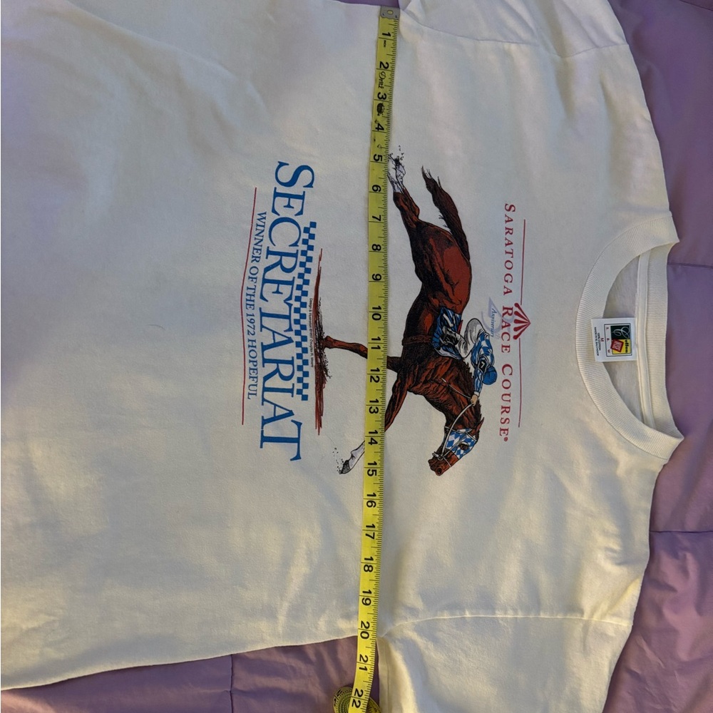 Secretariat White Graphic T-Shirt